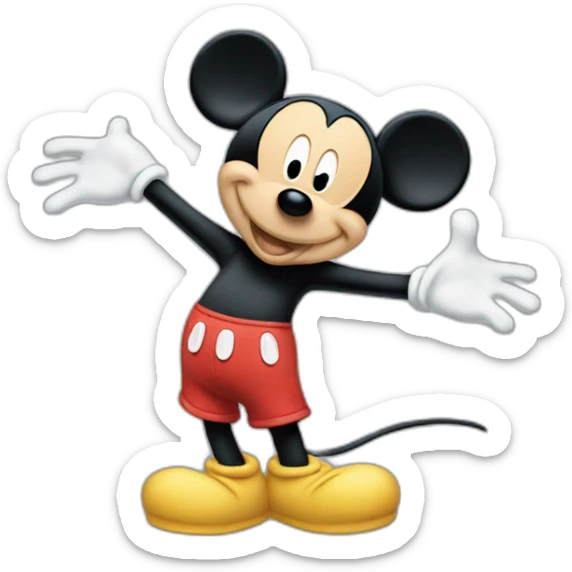 Mickey sticker