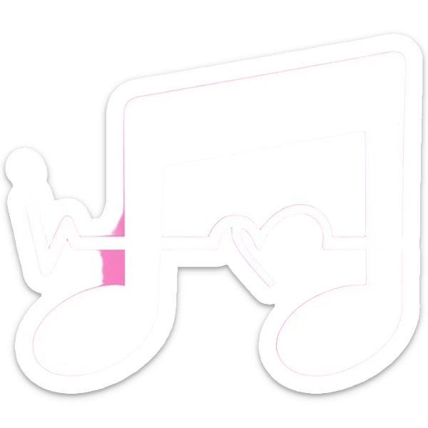 Icône Prendre son rythme. Pink aesthetic Girly sticker