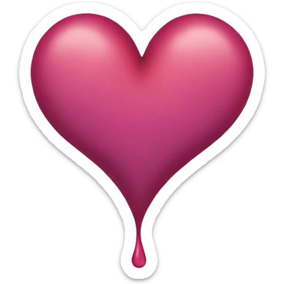 Heart sticker