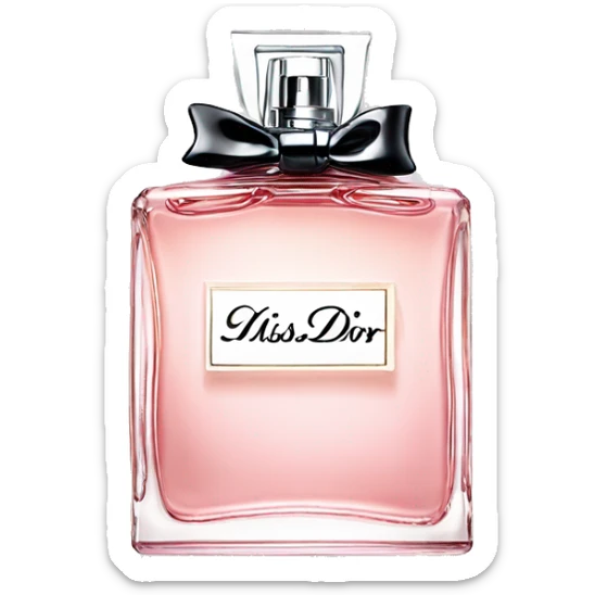 Miss dior perfume sticker