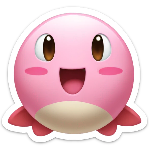 Kirby sticker