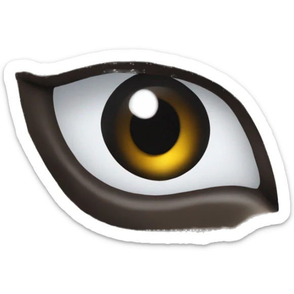 The original horse emoji 🐴 mixed with the eyes emoji 👀 (the eyes are placed on top of the eye of the horse) sticker
