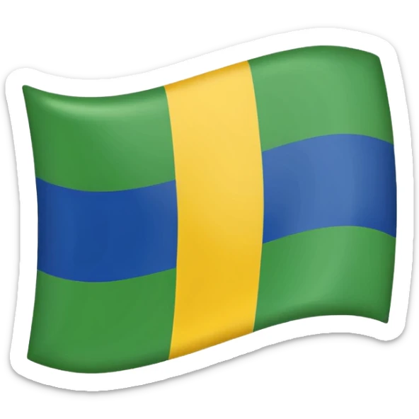 Create an emoji of independantists Guadeloupe flag it looks like the suriname one  sticker