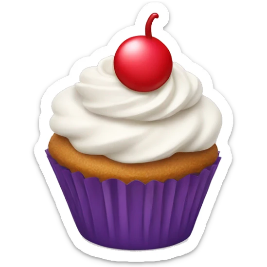Cupcake sticker