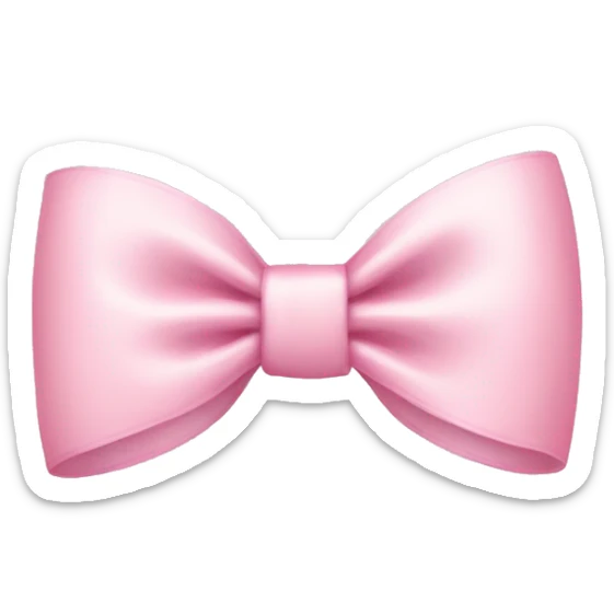 Baby pink bow  sticker
