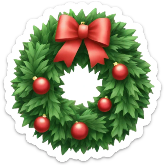 Christmas Wreath sticker