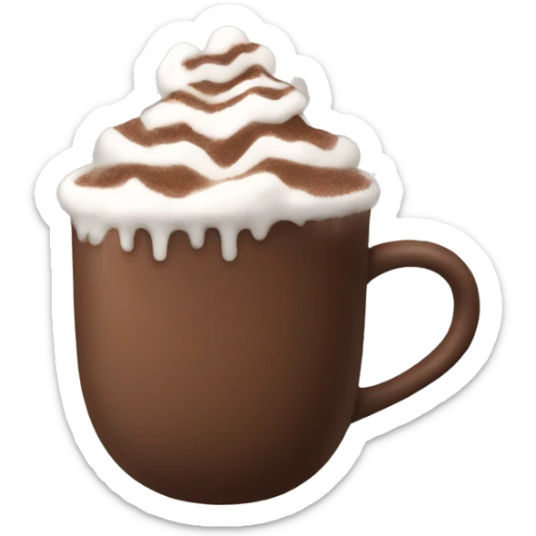 Hot cocoa sticker