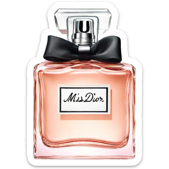 Miss dior perfume sticker