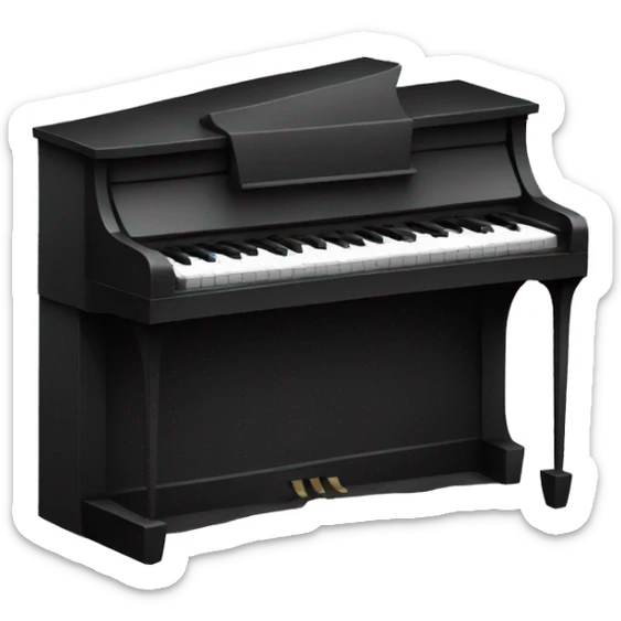 Piano sticker