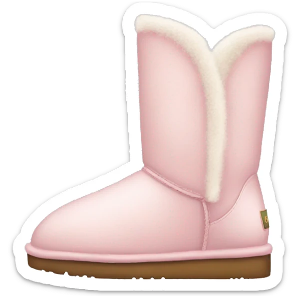 light pink uggs sticker
