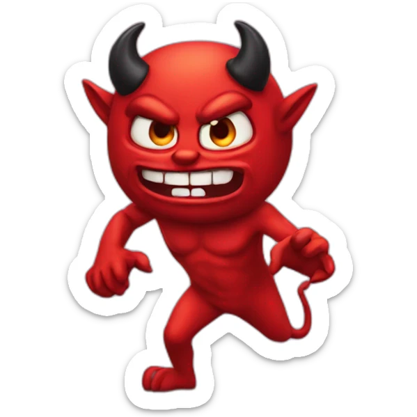 Devil sticker