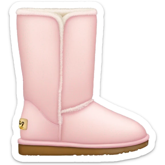 light pink uggs sticker
