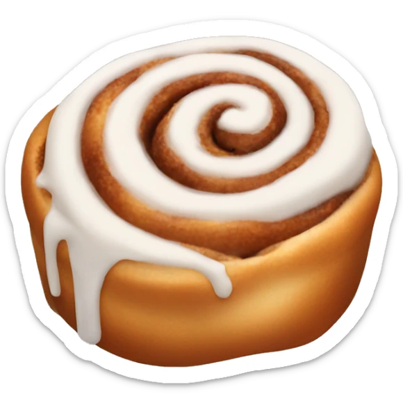 Cinnamon roll sticker