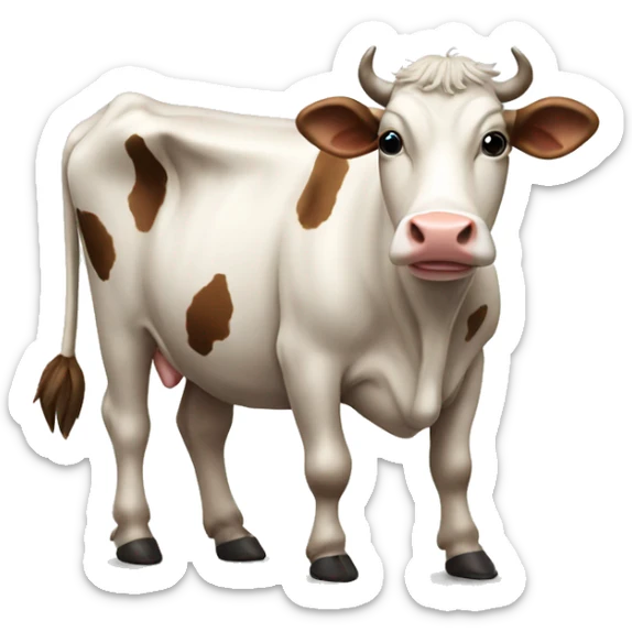 Cow sticker