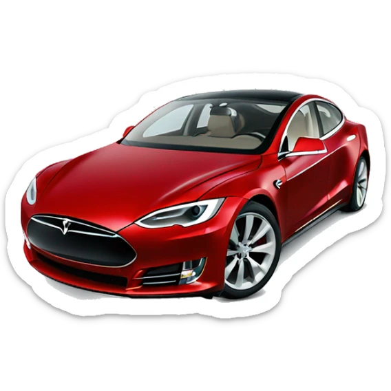 tesla  sticker
