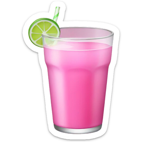 Pink drink sticker