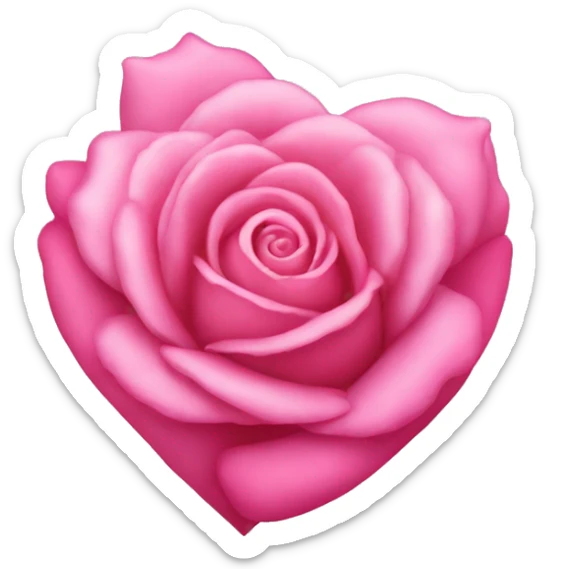 corazón rosa sticker