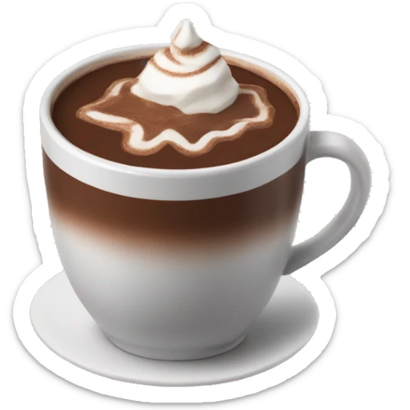 hot chocolate sticker