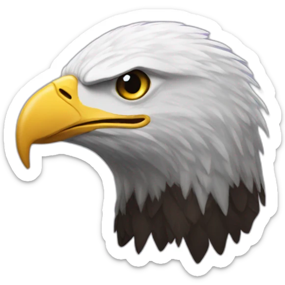 bald eagle sticker
