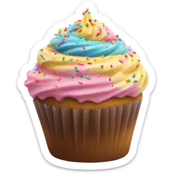 Cupcake sticker