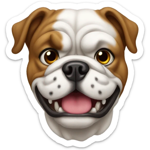 Bulldog sticker