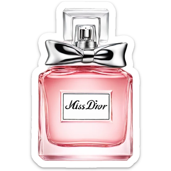 Miss dior perfume sticker