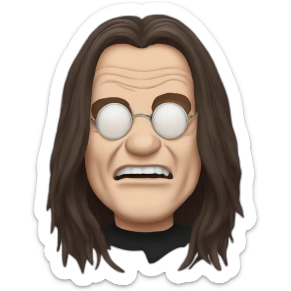 Ozzy osbourne sticker