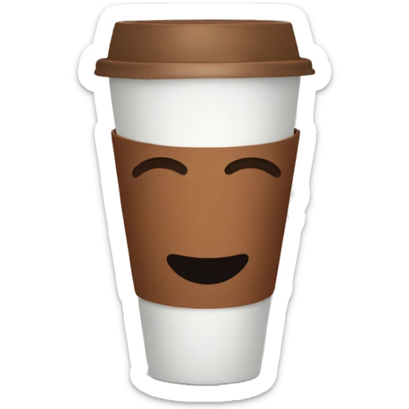 Coffee sticker