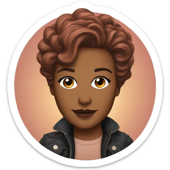 Chappell Roan, is an American singer and songwriter from Missouri. Working with collaborator Dan Nigro, the majority of her music is inspired by 1980s synth-pop copper red hair long sticker