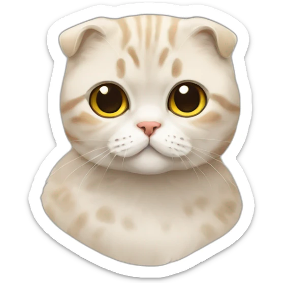 Scottish fold sticker