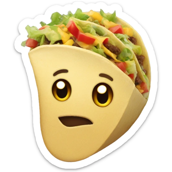 Taco sticker