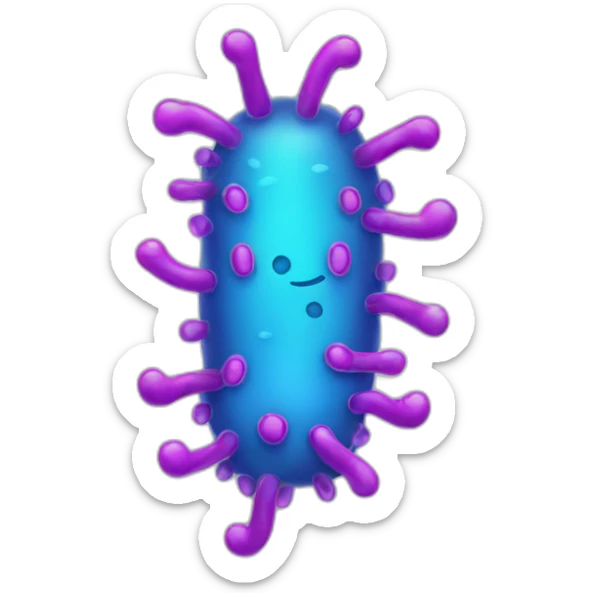 bacteria sticker