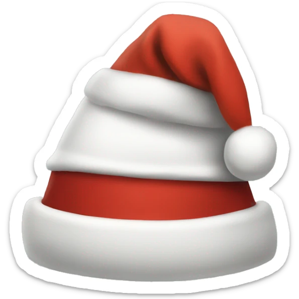 Christmas hat sticker