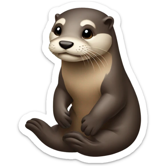 Otter sticker
