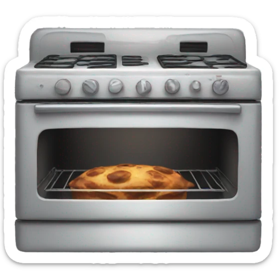Oven sticker