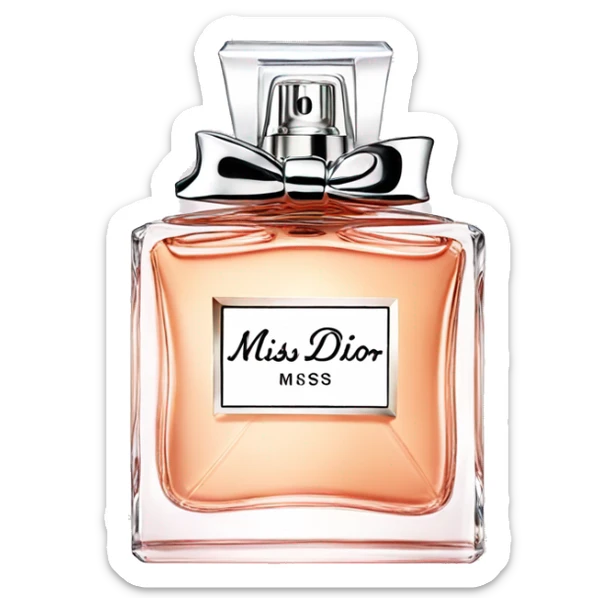 miss dior perfume sticker