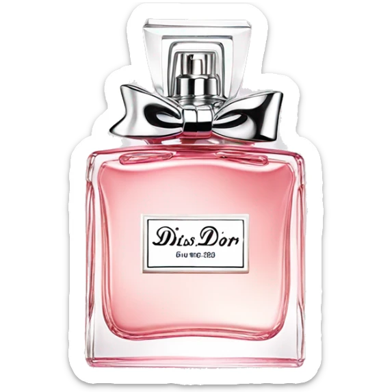Miss dior perfume sticker