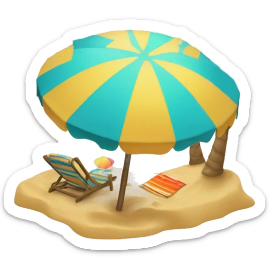 Beach sticker