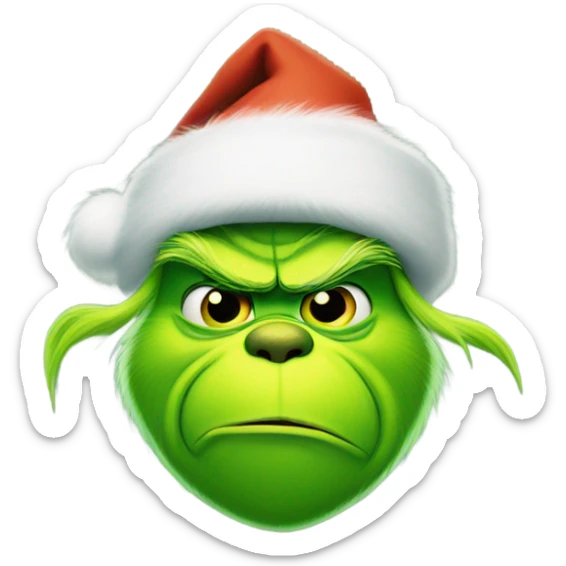 grinch sticker