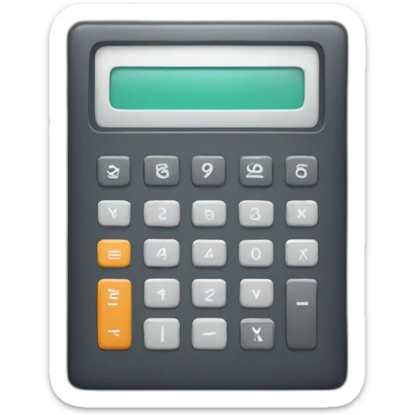 calculator sticker