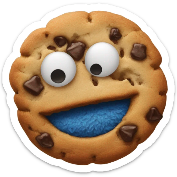 cookie monster  sticker