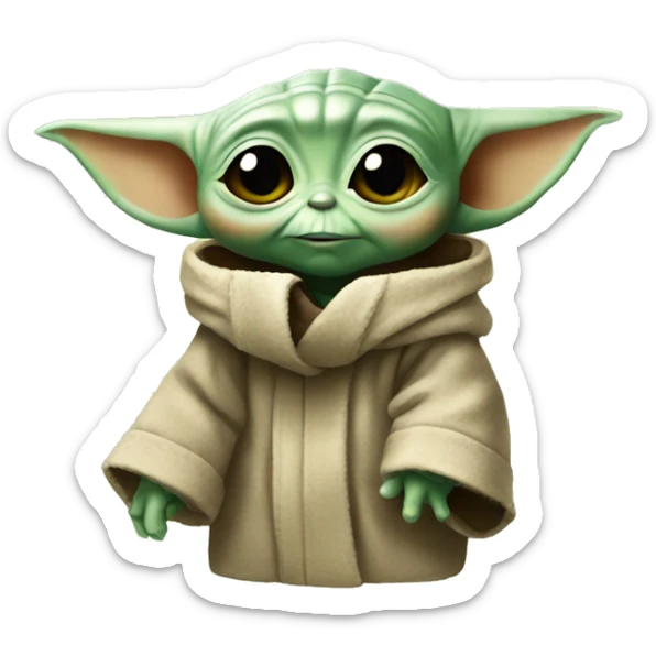 baby yoda sticker