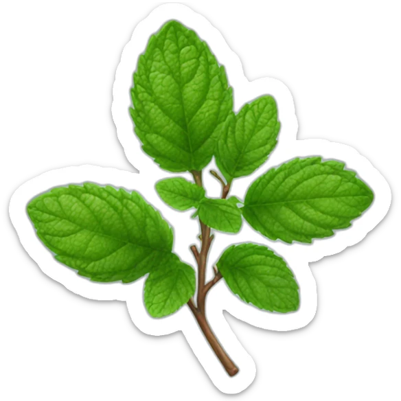 peppermint branch sticker