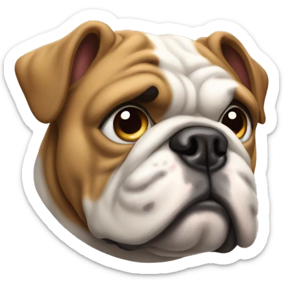 Bulldog sticker