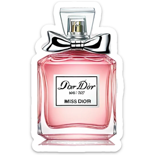 Miss dior perfume sticker