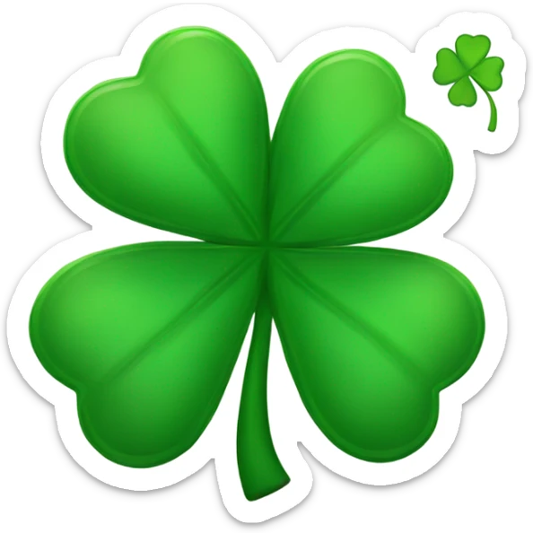Shamrock sticker