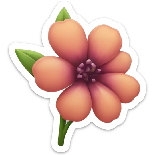 Flower sticker