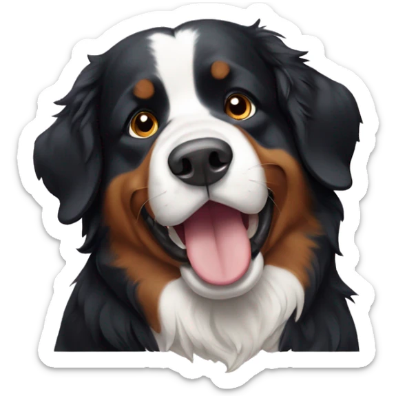 Bernese mountain dog sticker