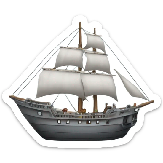 gray ship sticker