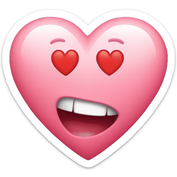 Heart in love sticker